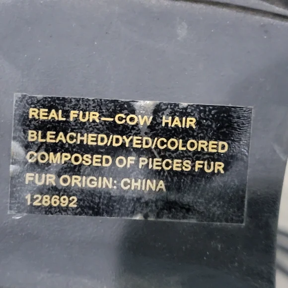 STEVE MADDEN Boom Chunky Leather Fur Tongue Lace Up Hiker Ankle Boots 6M - Picture 11 of 11